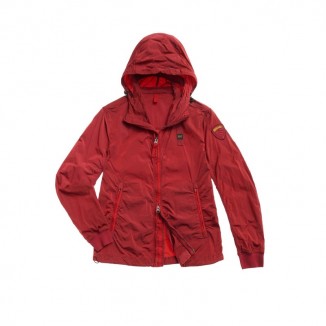 CAZADORA BLAUER TEÑIDA EN PRENDA CON CAPUCHA FRANCIS -