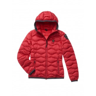 PLUMIFERO ONDULADO BLAUER MONICA ROJO -