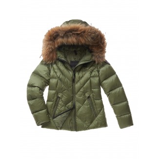 PLUMÍFERO DE LÍNEAS GEOMÉTRICAS BLAUER ESTHER -