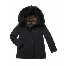 PARKA DE NEOPRENO CON CAPUCHA DE PELO VERONICA - 
