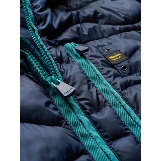 PLUMIFERO BLAUER BICOLOR CON CAPUCHA KEN