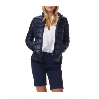 PLUMIFERO BLAUER DE NYLON BRILLANTE SUE MARINO