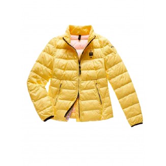 PLUMIFERO BLAUER DE NYLON BRILLANTE SUE AMARILLO -