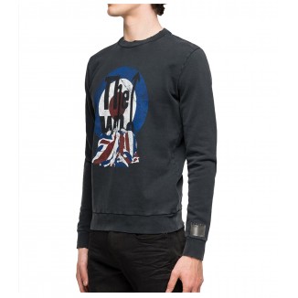 SUDADERA REPLAY TRIBUTE THE WHO EFECTO DESGASTADO