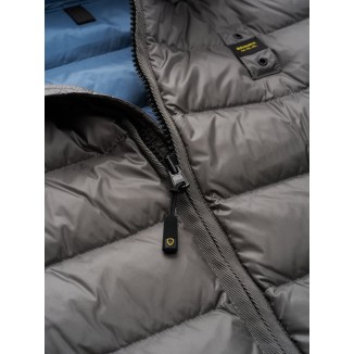 PLUMÍFERO CON CAPUCHA BLAUER ACTON GRIS