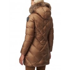 PLUMÍFERO LARGO LUMINOSO BRANDY - 