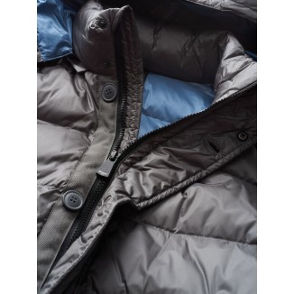 PLUMIFERO LARGO BLAUER CON CAPUCHA EXTRAIBLE CARVER