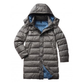 BLAUER PIUMINO LUNGO CON CAPPUCCIO REMOVIBILE GUS - 