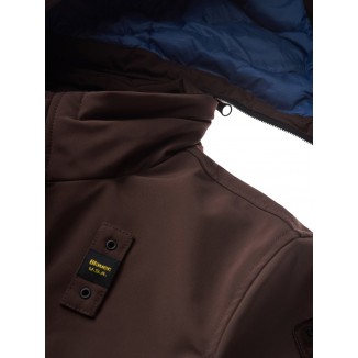 PARKA BLAUER DE NEOPRENO OTTO MARRÓN