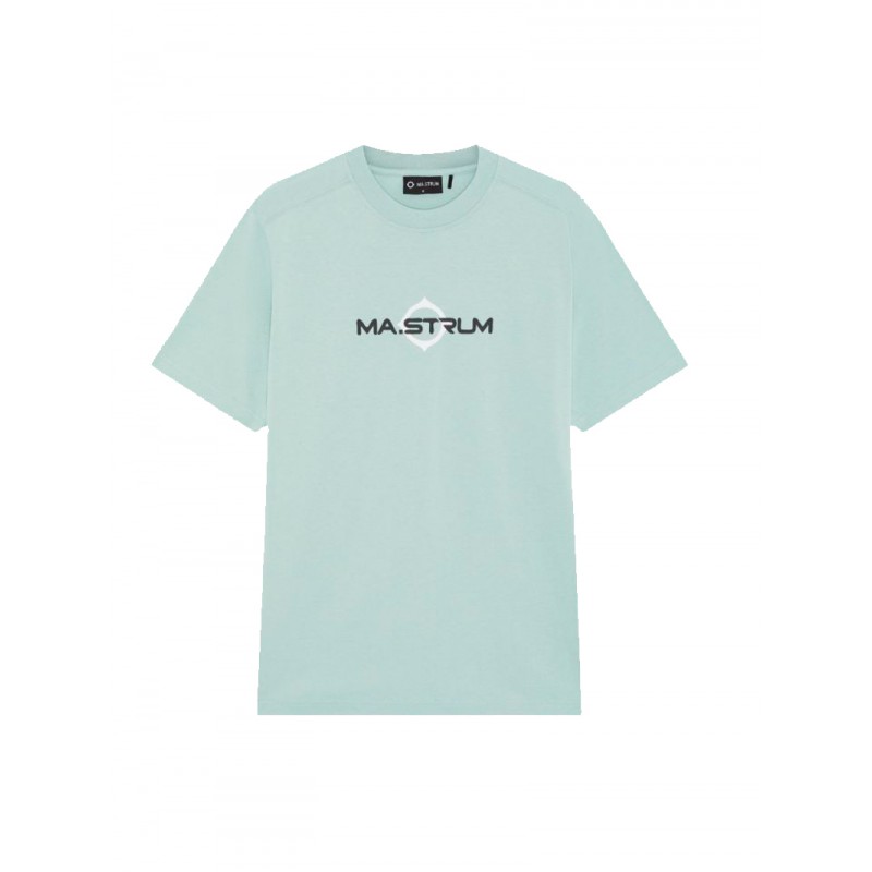 MA.STRUM LOGO PRINT TEE SEA GREEN - 