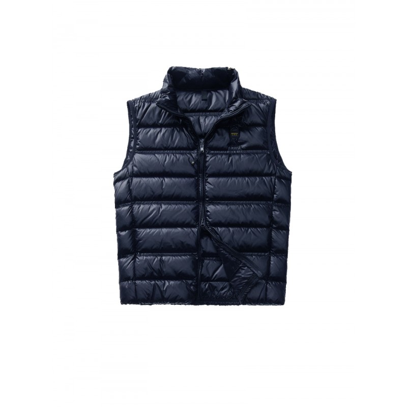 GILET IMBOTTITO BLAUER MATEO BLU - 