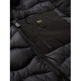 PLUMÍFERO DE NYLON Y NEOPRENO HERMAN COLOR NEGRO