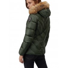 PLUMÍFERO DE LÍNEAS GEOMÉTRICAS TRENZADAS COURTNEY - 