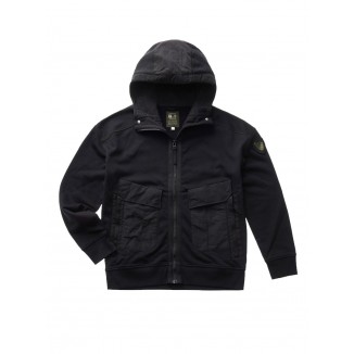 FELPA TECNICA CREASE IN COTONE E NYLON - 