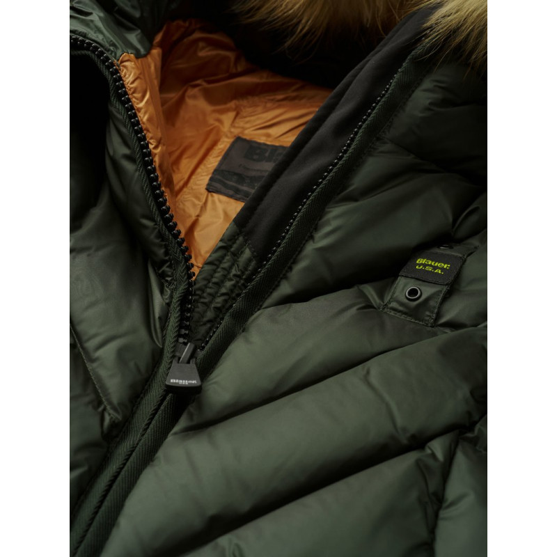 BLAUER PER DONNA LUNGO E LUMINOSO BRANDY COLORE VERDE - BLAUER PER DONNA LUNGO E LUMINOSO BRANDY COLORE VERDE -