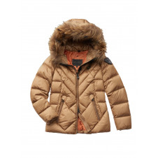 PLUMÍFERO DE LÍNEAS GEOMÉTRICAS TRENZADAS COURTNEY NEGRO - 