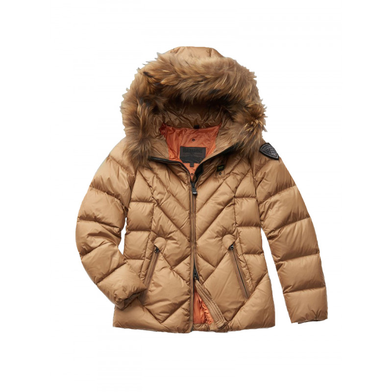 PLUMÍFERO DE LÍNEAS GEOMÉTRICAS TRENZADAS COURTNEY NEGRO - PLUMÍFERO DE LÍNEAS GEOMÉTRICAS TRENZADAS COURTNEY NEGRO -