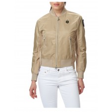 BOMBER BLAUER DE SATÉN Y NEOPRENO OLIVIA - 