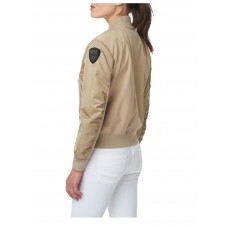 BOMBER BLAUER DE SATÉN Y NEOPRENO OLIVIA - 