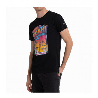 T-SHIRT REPLAY CON STAMPA POP