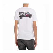 CAMISETA REPLAY CON ESTAMPADO FURGO - 