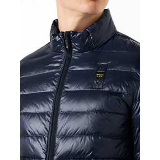 PLUMÍFERO BLAUER AZUL MARINO DE RAYAS ACOLCHADO JACKSON