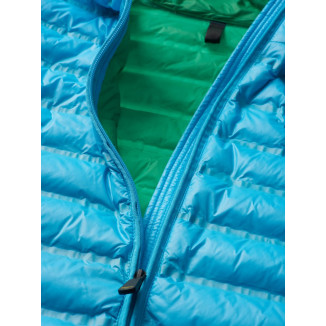 BLAUER PIUMINO DA DONNA CON CAPPUCCIO SOPHIA IN AZZURRO