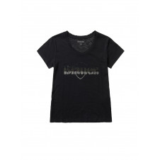 BLAUER T-SHIRT DA DONNA CON LOGO GLITTER - 