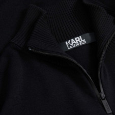 CARDIGAN DE PUNTO LOGO ENGOMADO KARL LAGERFELD - 