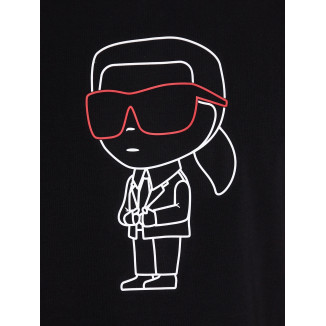 CAMISETA KARL LAGERFELD LOGO ENGOMADO GRANDE