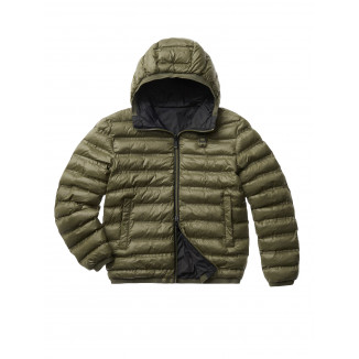 PLUMÍFERO BLAUER REVERSIBLE TERMOSELLADO DONALD NEGRO