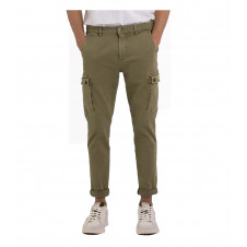 REPLAY PANTALONI CARGO JAAN HYPERFLEX X.L.I.TE VERDE - 