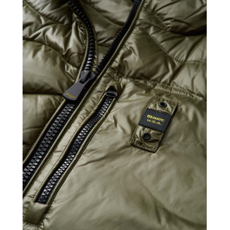 PIUMINO LEGGERO WAVE BLAUER VERDE CON ONDE