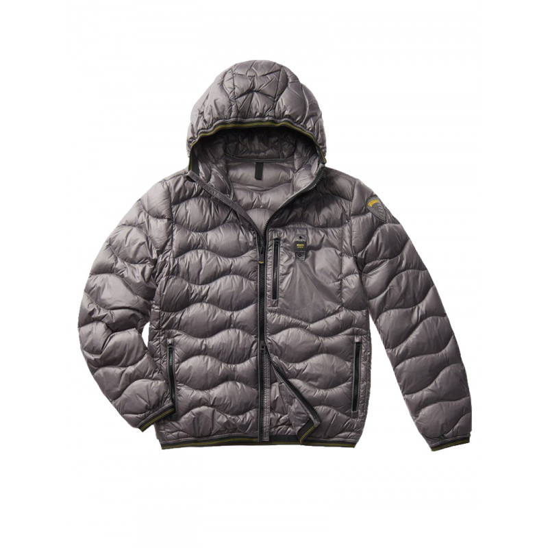 PIUMINO LEGGERO WAVE BLAUER GRIGIO CON ONDE - 