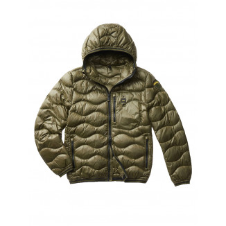 PIUMINO LEGGERO WAVE BLAUER VERDE CON ONDE - 