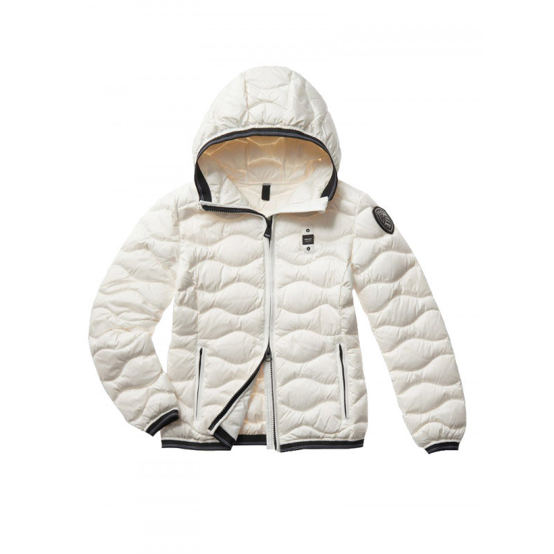 PLUMIFERO ONDULADO BLAUER CAMELIA BLANCO - PLUMIFERO ONDULADO BLAUER CAMELIA BLANCO -