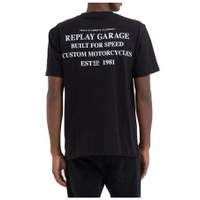 T-SHIRT REPLAY CON STAMPA MOTORCYCLES - 