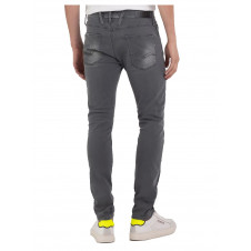 JEANS REPLAY SLIM AMBASS HYPERFLEX RE-USED GREY - 