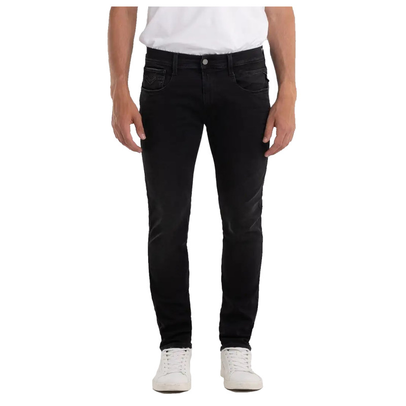 REPLAY JEANS HYPERFLEX SLIM AMBASS NERO - 