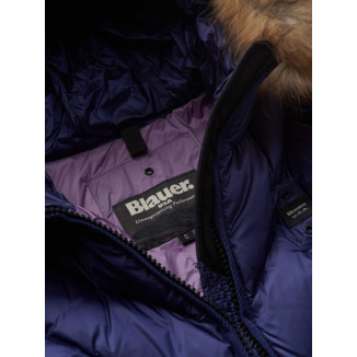 PIUMINO BLAUER LUNGO ALTHEA COLORE VIOLA