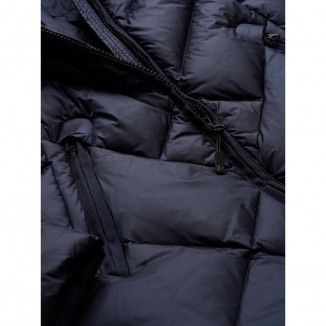 PLUMÍFERO LARGO CON CAPUCHA BLAUER ALTHEA AZUL NOCHE