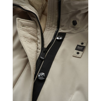 PARKA BLAUER MUJER DE NEOPRENO CON CAPUCHA DE PELO IRMA