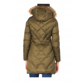PIUMINO LUNGO CON CAPPUCCIO BLAUER ALTHEA VERDE