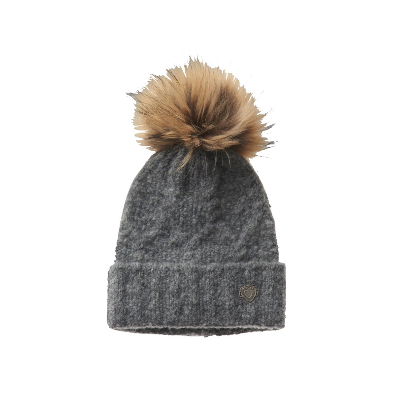 CAPPELLO IN LANA E ALPACA CON POMPON BLAUER - 