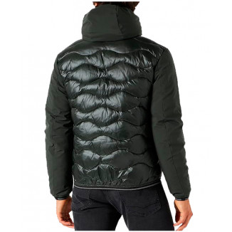 PLUMÍFERO BLAUER DE NYLON Y NEOPRENO HERMAN VERDE