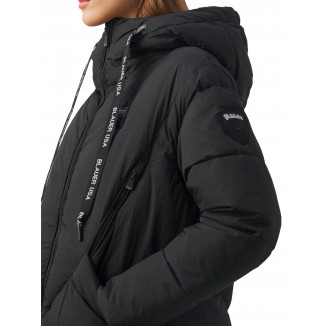 PIUMINO BLAUER DONNA DALL’EFFETTO INCRESPATO IDA NERO