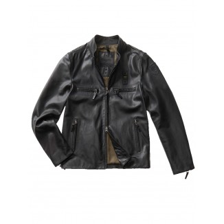 CAZADORA BIKER DE PIEL BLAUER EZEKIEL - 