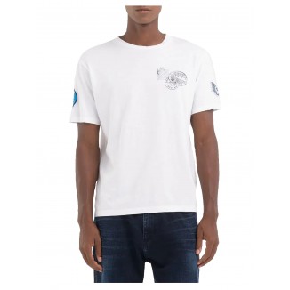 CAMISETA REPLAY ESTAMPADO JAPONES - 