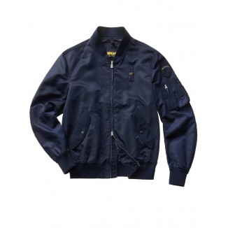 GIUBBOTTO BOMBER BLAUER THEODORE IN BLU NAVY - 
