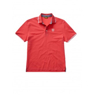 POLO BLAUER  CON BORDES RAYADOS - 